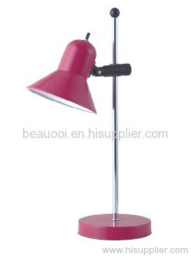 red modern desk reading lamp