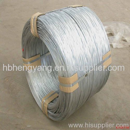 Hot dipped galvanised wire