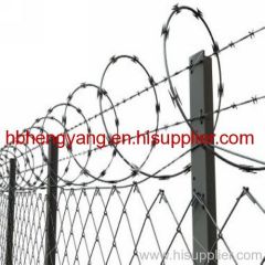 galvanized razor barbed wire