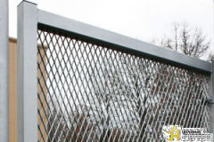 Expanded Metal Fence