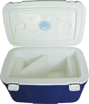 Can accommodate 44 Liter cooler box