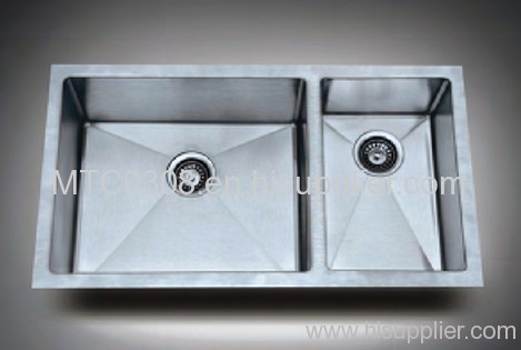 Stainless Steel Single SQUARE Under-Mount