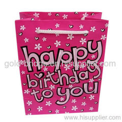 birthday packing bag