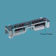 10 Inch 12P Patch Panel(With Plastic Frame)
