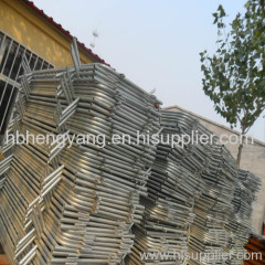 galvanized temporary fence