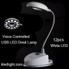 Voice controlled USB LED Desk Lamp, LED Table Lamp, LED Reading lamp