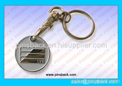 2011 zinc alloy metal keychain