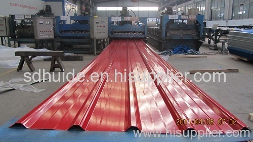 o.37mm corrugated steel sheet