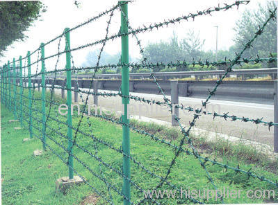 PVC Coated Barbed Iron Wire