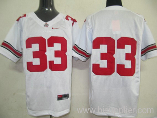 NCAA 33 White NFL Jerseys