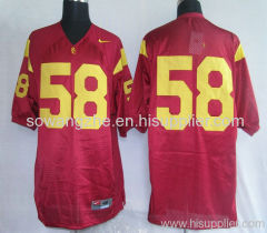 NCAA 58 Red NFL Jerseys