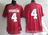 NCAA Sooners 4 Red NFL Jerseys