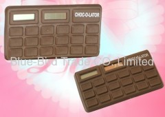 Chocolate shape 8 digit solar calculator