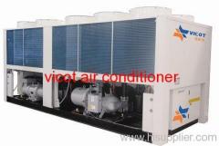 Modular air cooled water chiller and heat pump