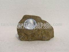 garden solar rock lamp