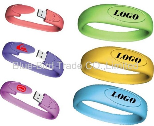 Bracelet case promotion USB flash drives