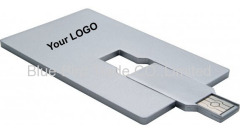 Card shape promotion flash drives