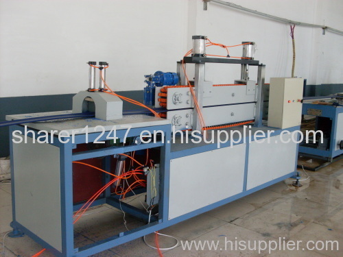 PE plastic profile extruding machine