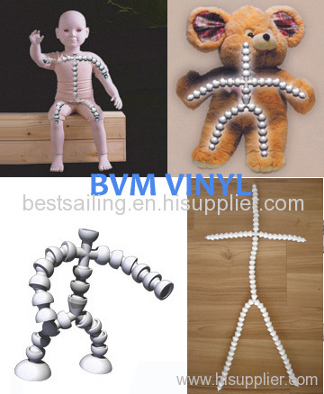 Posable Skeleton vinyl doll framework adjustable armature standable skeleton