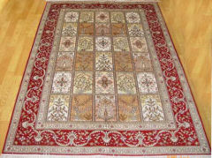 100% Handmade Pure Natural Silk Carpet