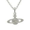 Fashion Vivienne Mini Bas Relief Necklace Silver