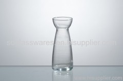 clear glass vase for table & home decoration