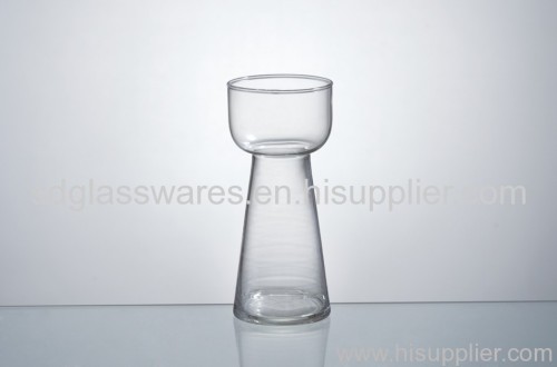 clear flower glass for garden decoration