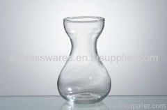 gourd-shaped glass flower vase