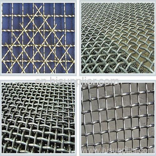 crimped wire mesh panel