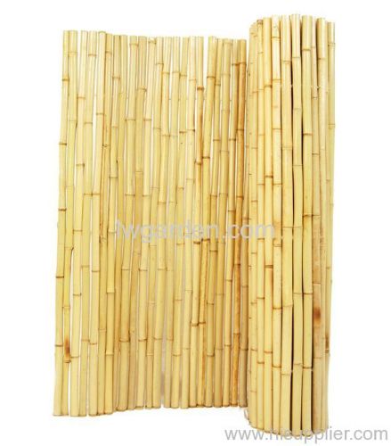 Natural bamboo fences