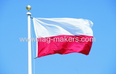 Out door Polish flag