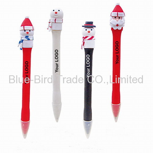 snow man ballpoint pens