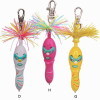 Hair keychain promotion ballpoint pen