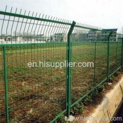 Welded mesh fence