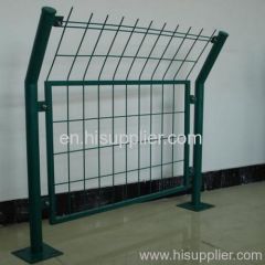 Welded mesh fence