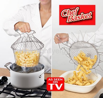 Chef Basket Cooking Basket As Seen On TV Frying Basket