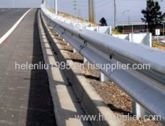 highway guardrail/galvanized plastic sprayed crash barrier