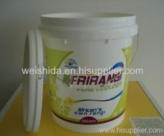 Heat transfer film/machine for paint pail