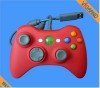 game controller for xbox360 with 1.8m cable and many colors(white,black,red,pink,blue)