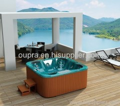 High-tech outdoor spas