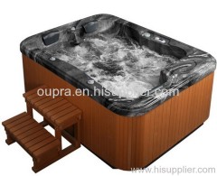 well-known brand outdoor spa