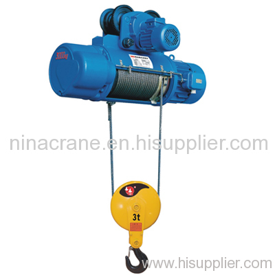 Electric wire rope hoist