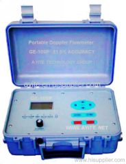 GE-109P Portable Doppler Ultrasonic Flow Meter