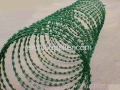 razor barbed tape wire coil