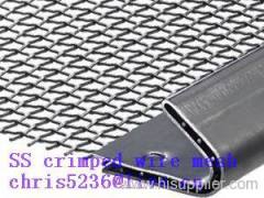 304/304L/316/316L Stainless steel crimped wire mesh