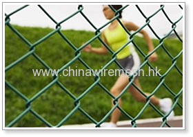 Plastic Coated Chain Link Fence Mesh