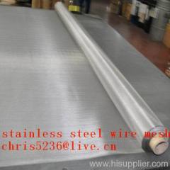 Plain weave stainless steel microgroove wire mesh