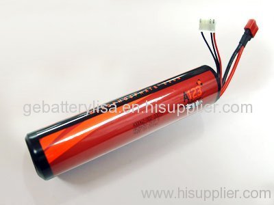 A 123 battery LiFepo4 battery cell