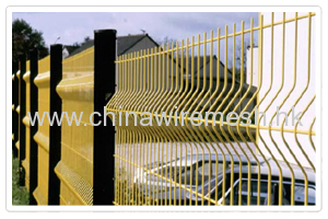 Curvy Welded Mesh Fence