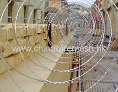 Concertina razor wire